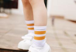 Style sport socks mustard