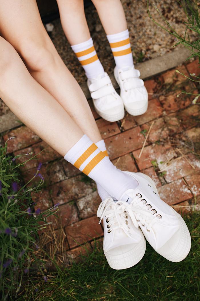 Style sport socks mustard